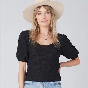 Saltwater Luxe Kel Sweater black size L womens